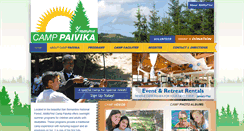 Desktop Screenshot of camppaivika.org